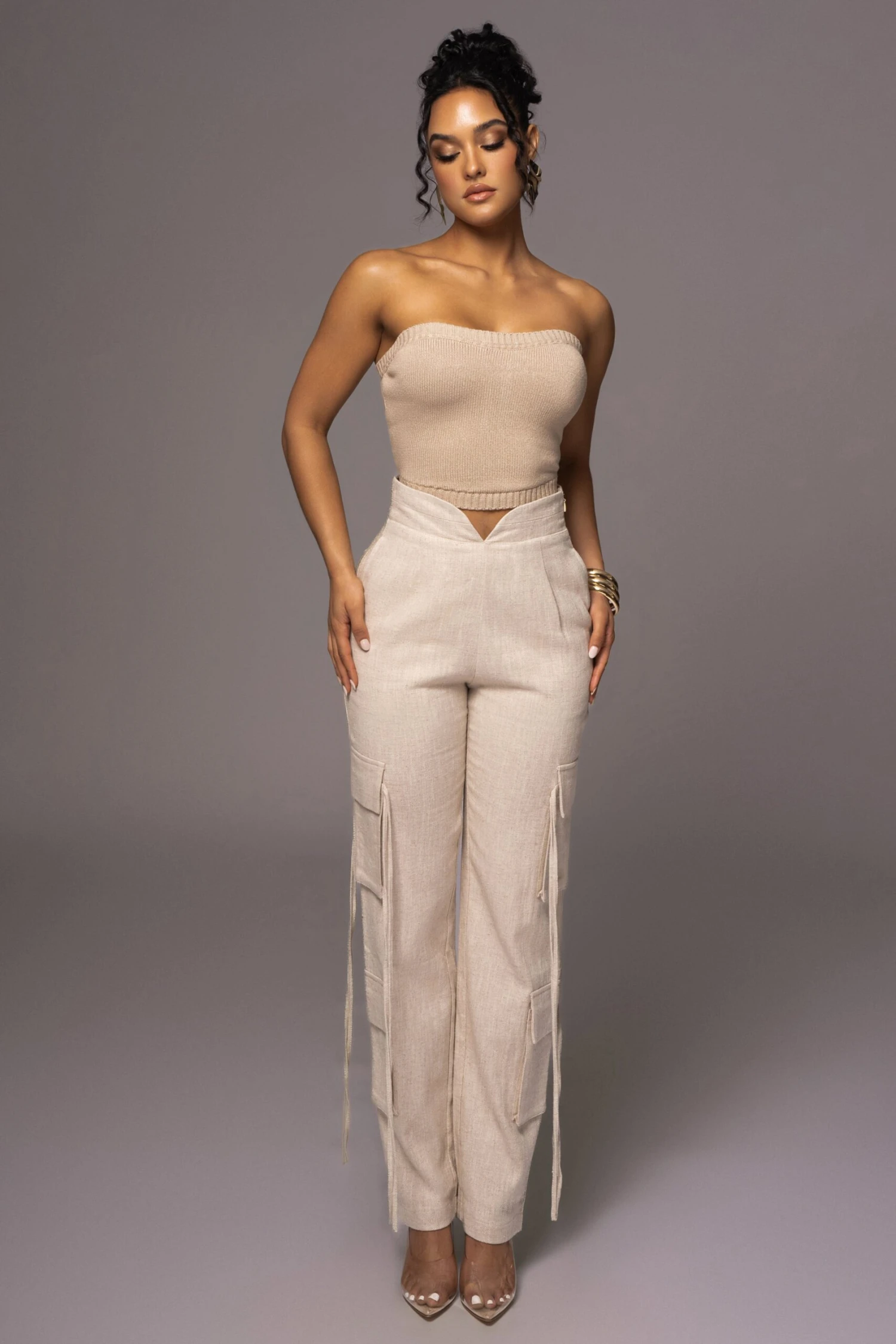 Natural Better Half Linen Utility Pants - Image 3