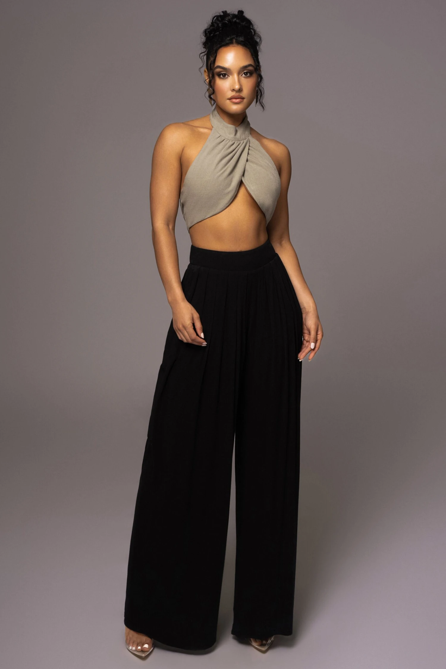 Black After Sunset Pleated Pants - Image 6