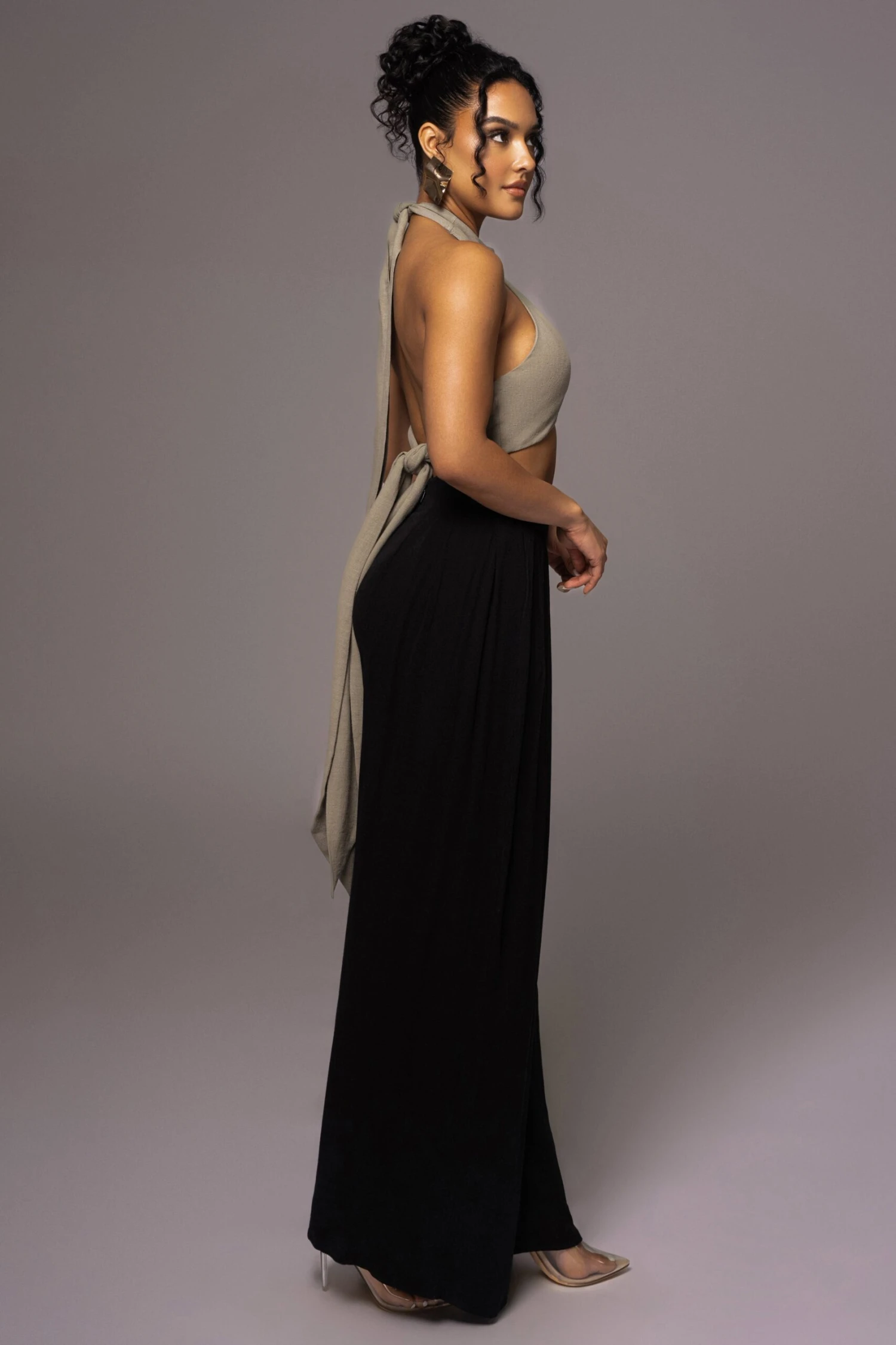 Black After Sunset Pleated Pants - Image 10