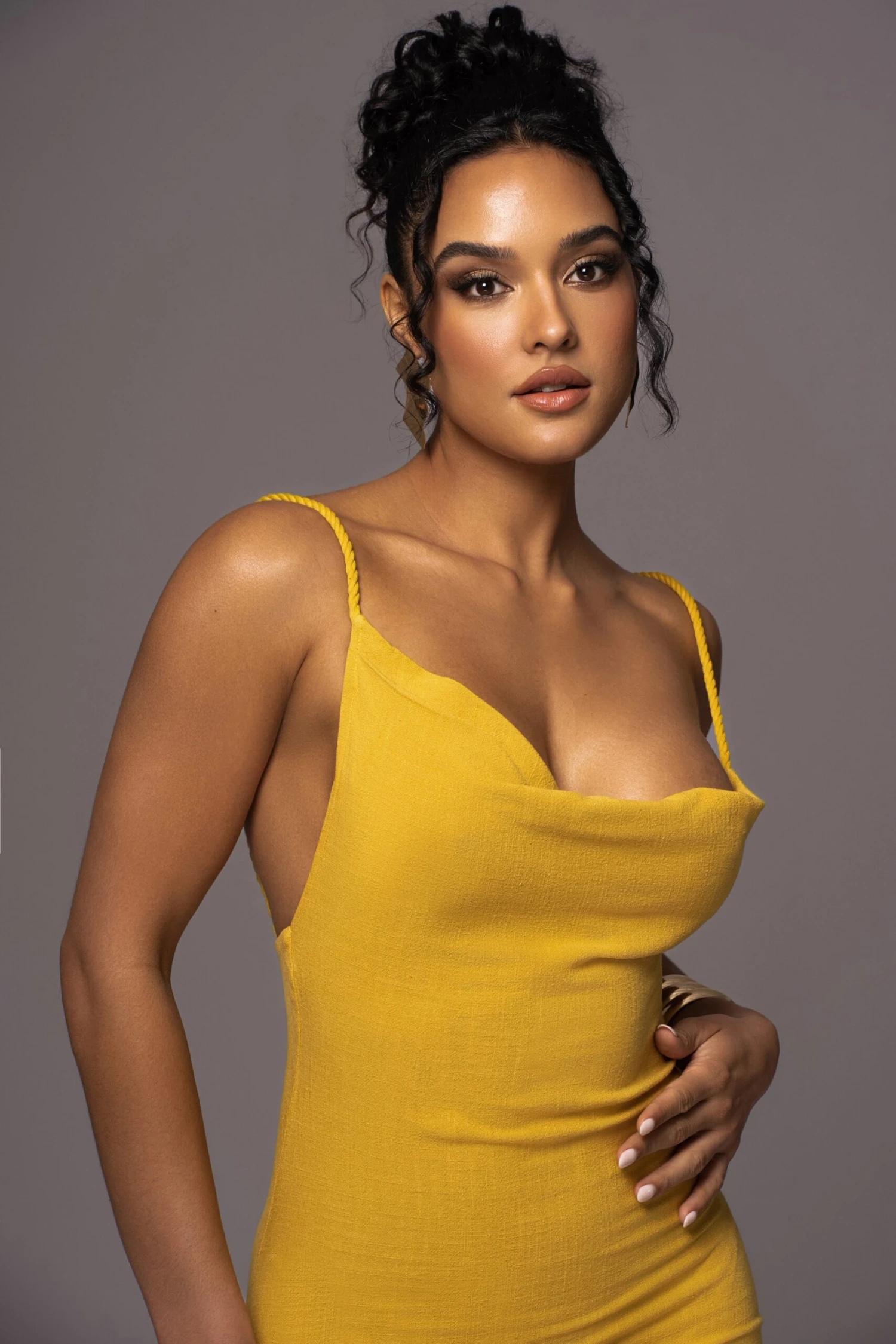 Yellow Adventure Awaits Linen Maxi Dress - Image 10