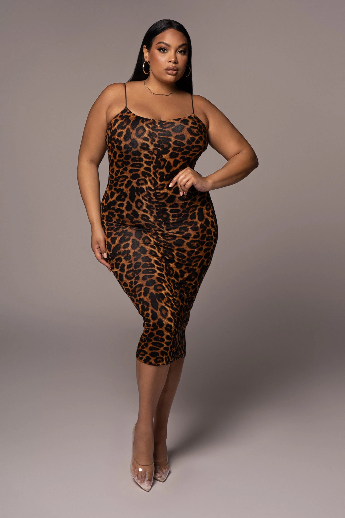 Leopard Vince Bodycon Dress - Image 11