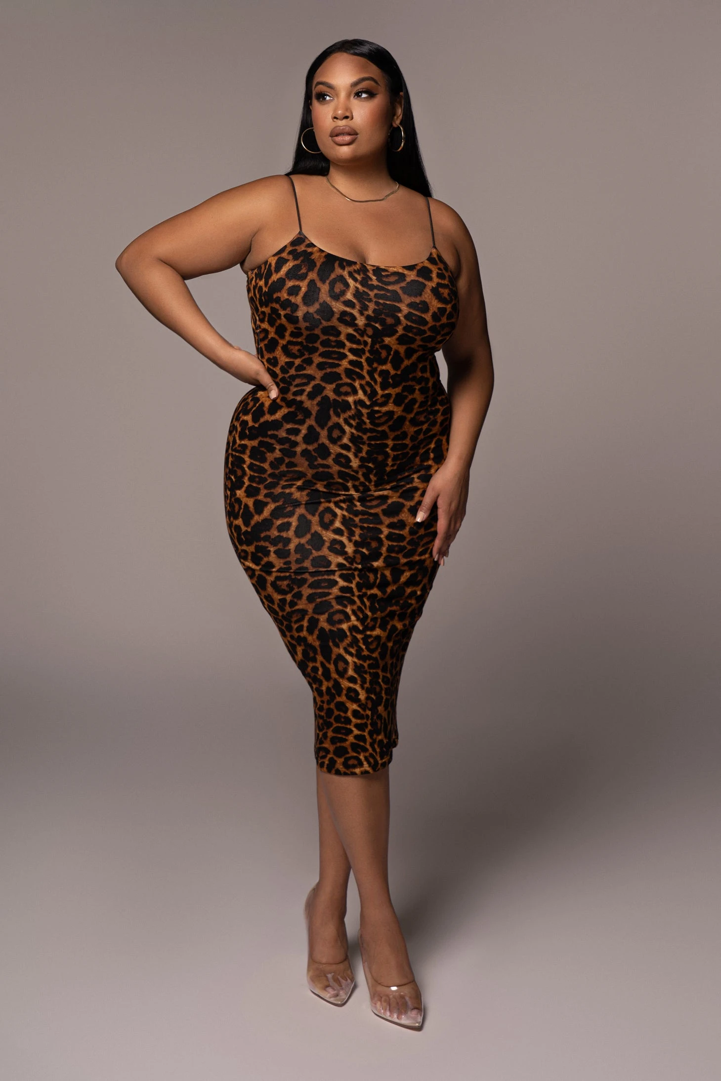 Leopard Vince Bodycon Dress - Image 7