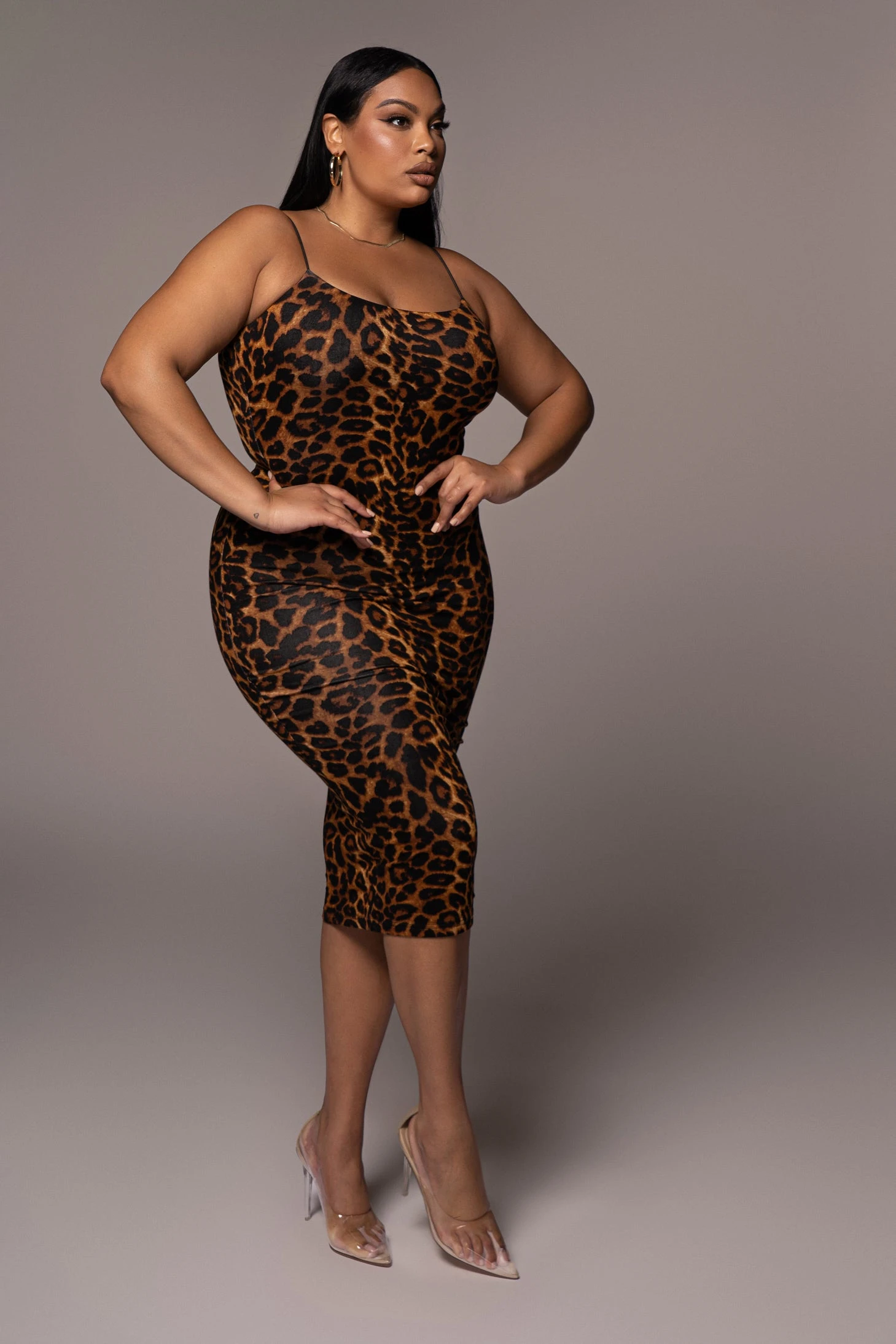 Leopard Vince Bodycon Dress - Image 10