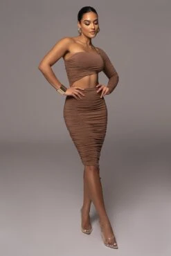 Pecan Light Up The Night Dress