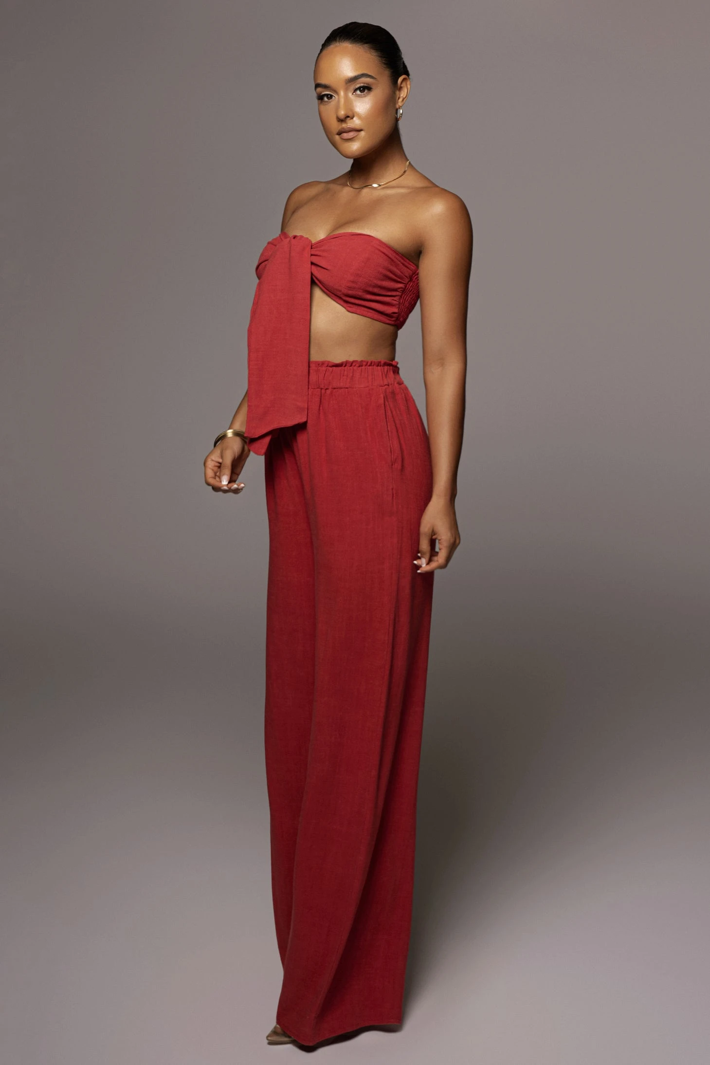 Red More Love Linen Set - Image 4