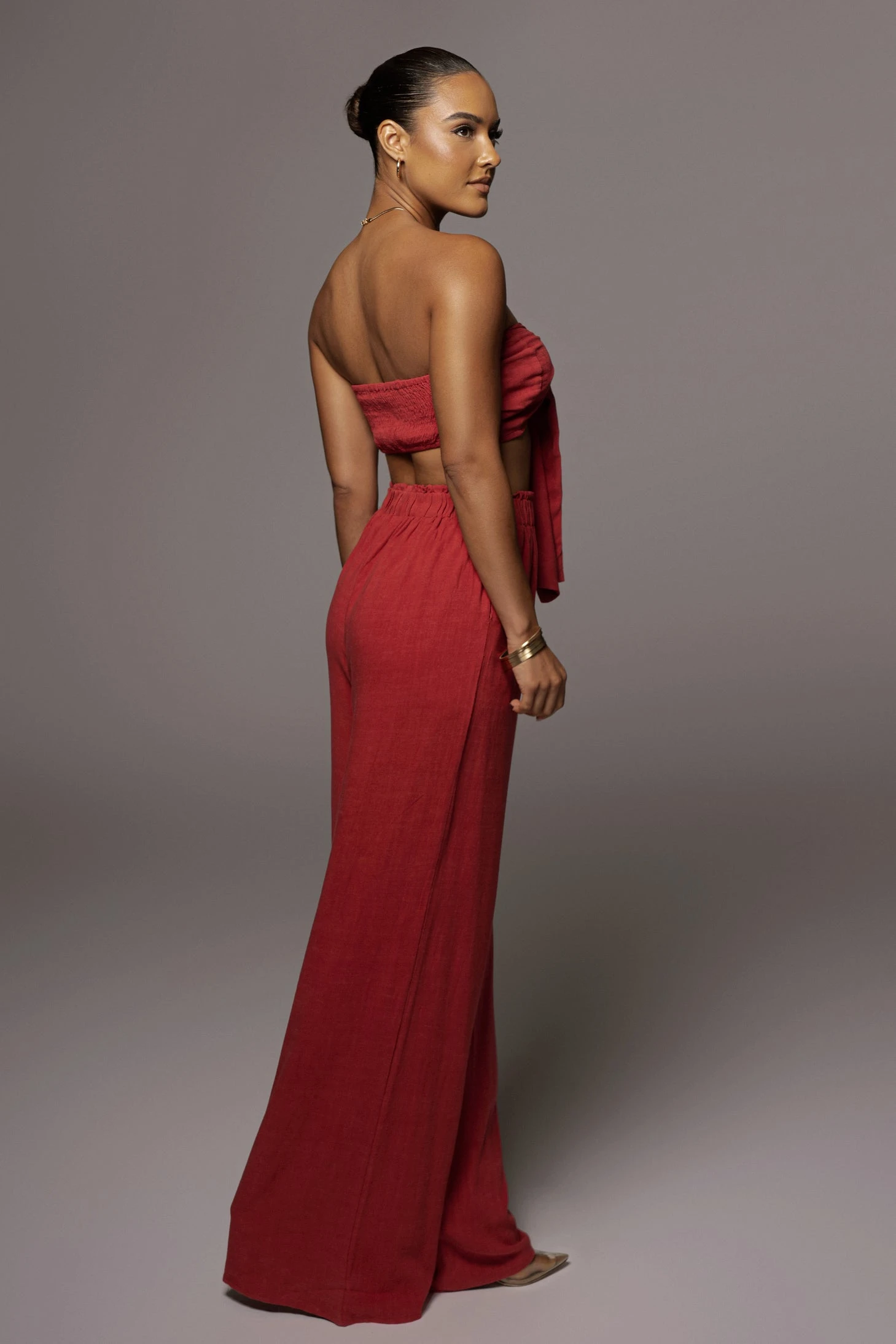 Red More Love Linen Set - Image 5