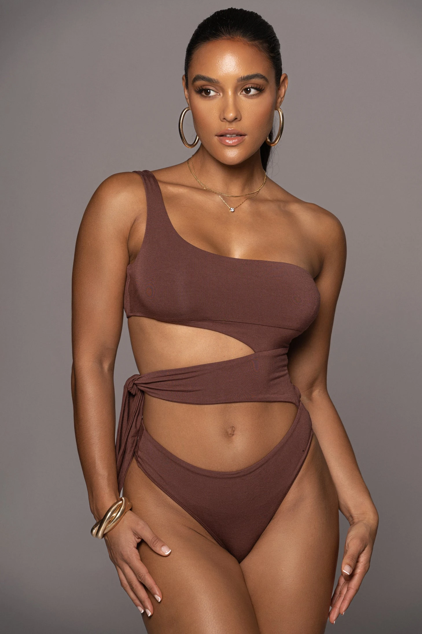 Chocolate Pull Me Closer Bodysuit - Image 2