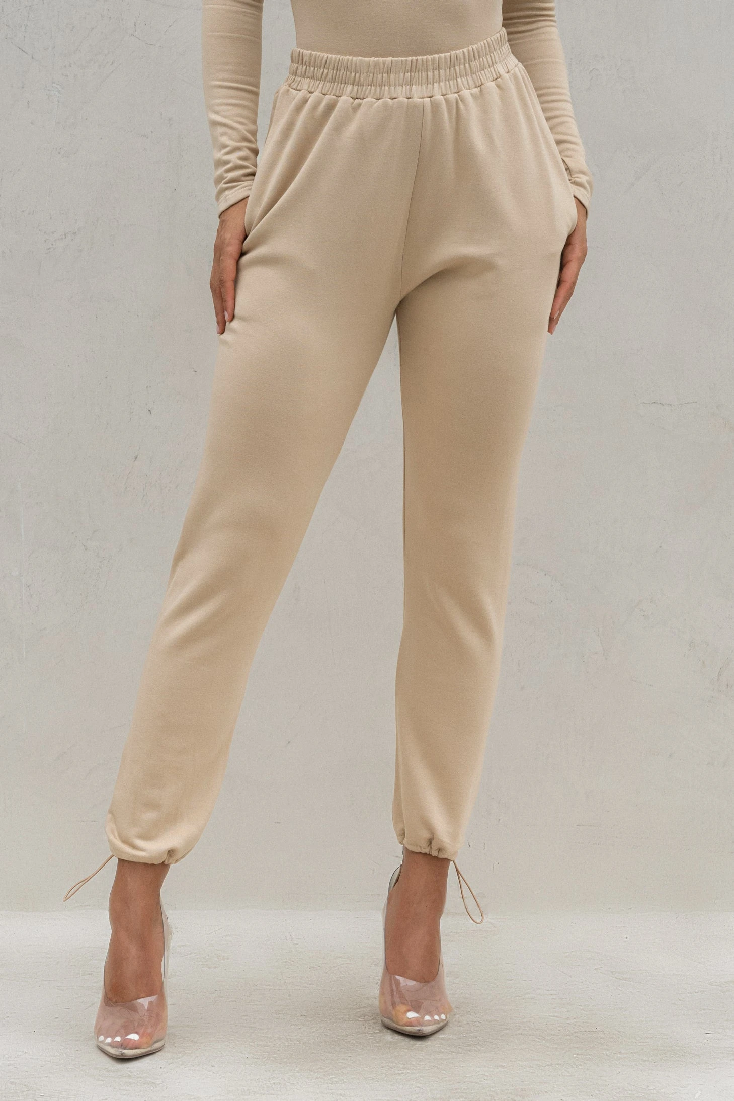 Beige No Limits Joggers - Image 4