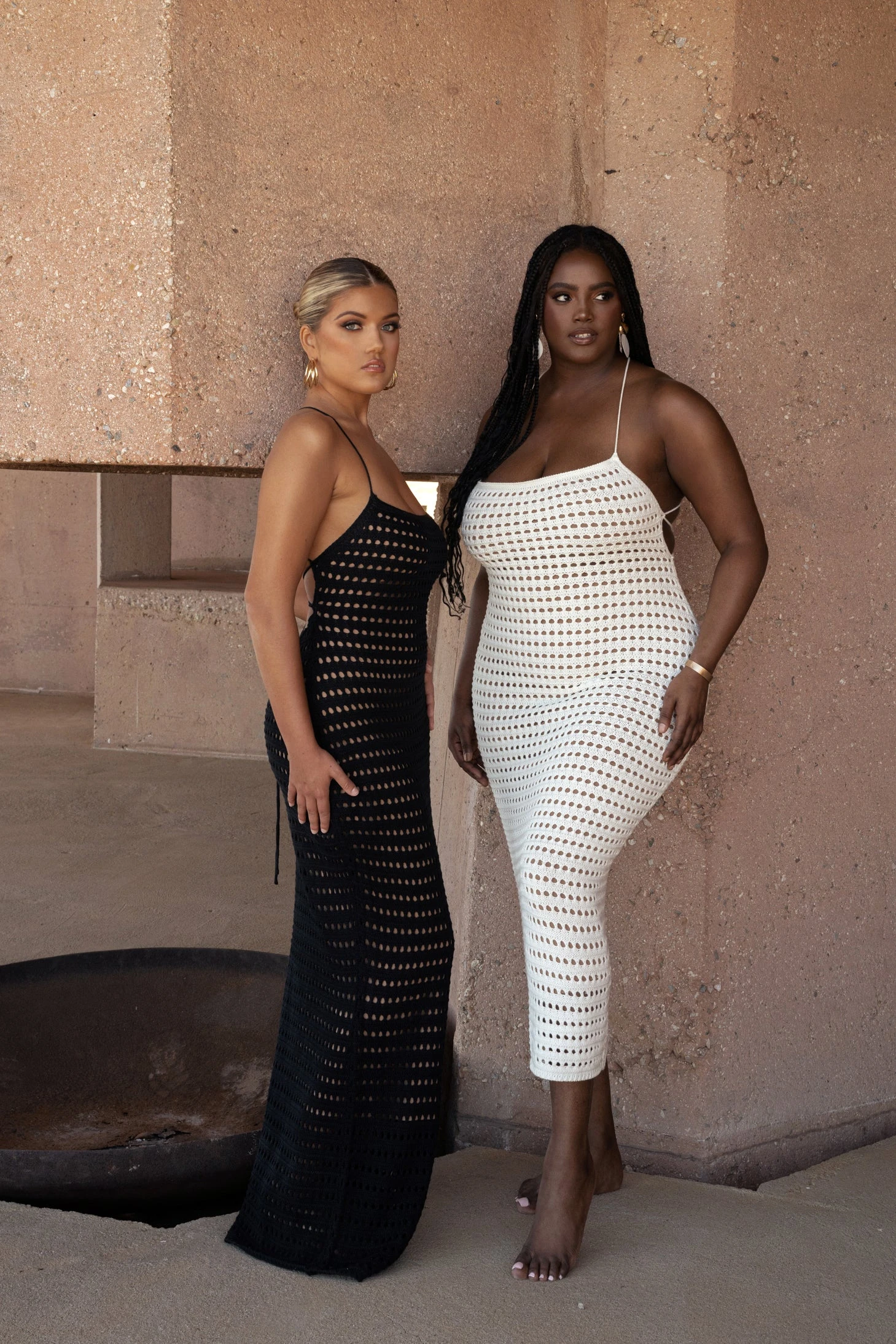 Black Palmas Crochet Maxi Dress - Image 14