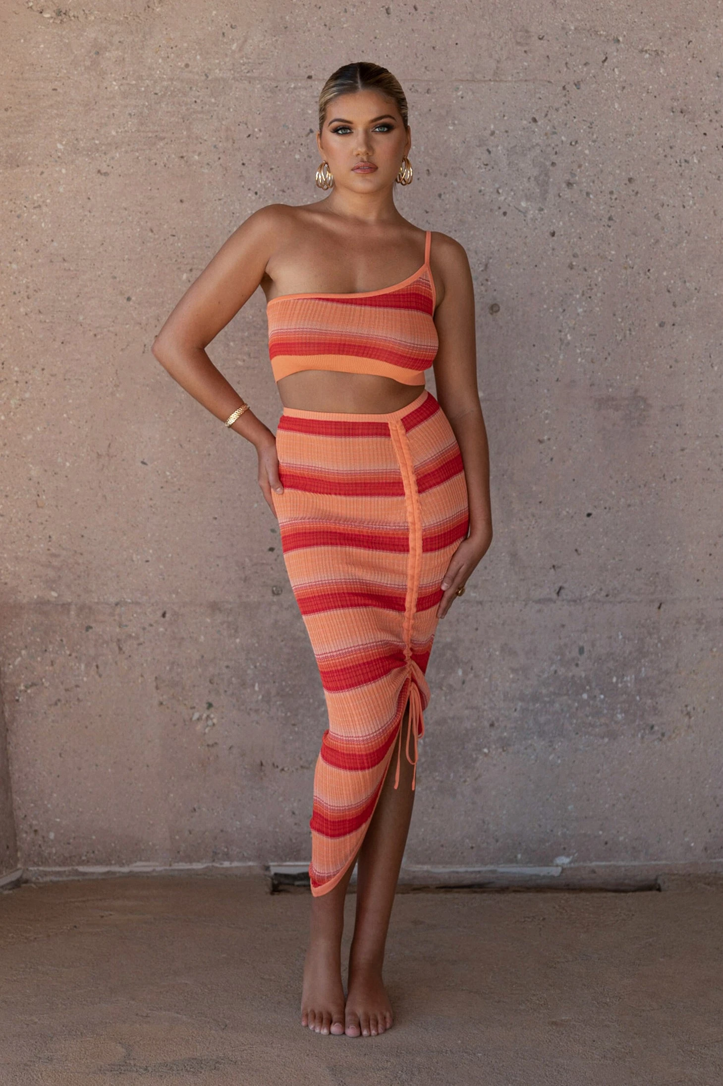 Red Good Times Crop Top - Image 2