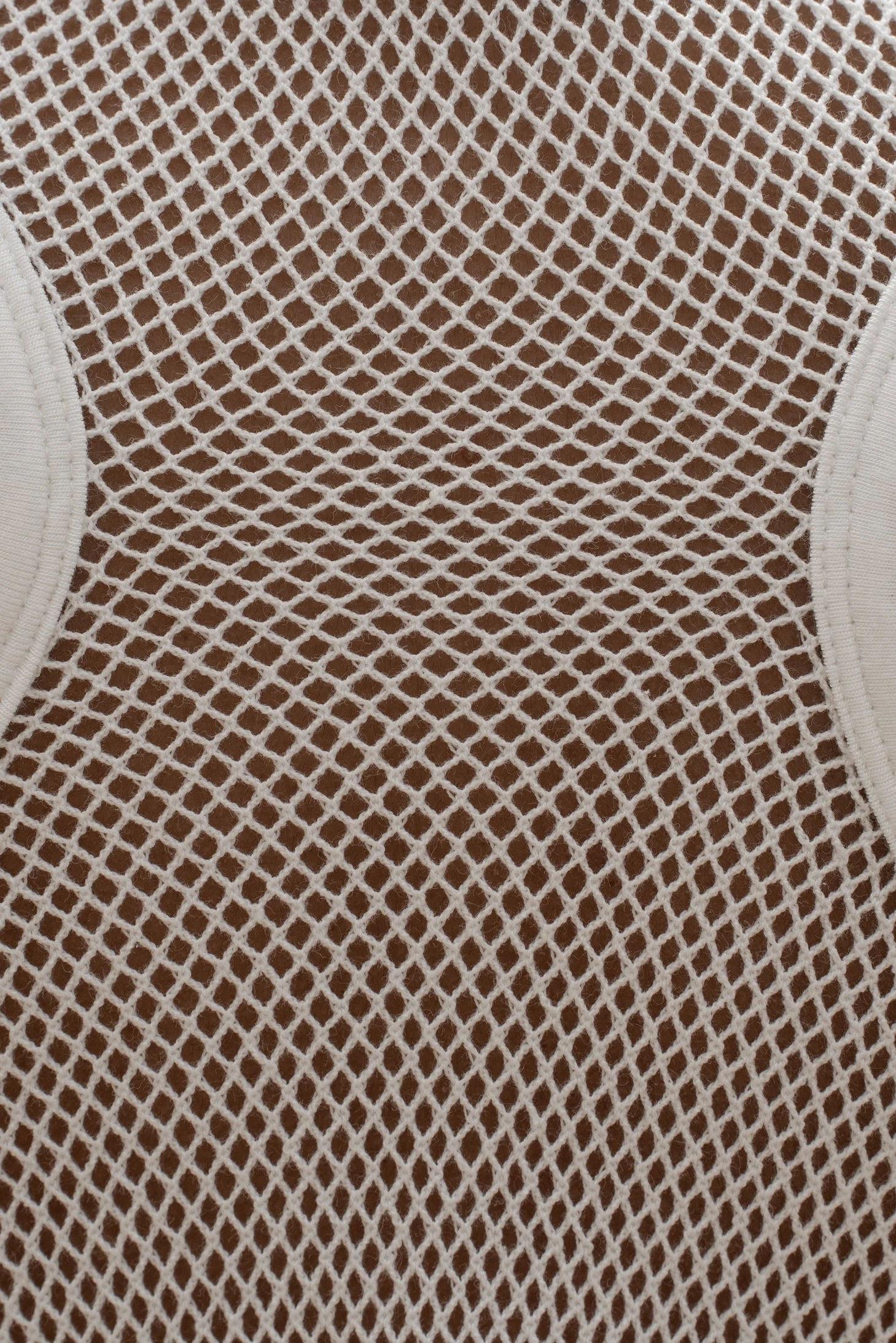 White Fishnet Crop Tank - Image 5