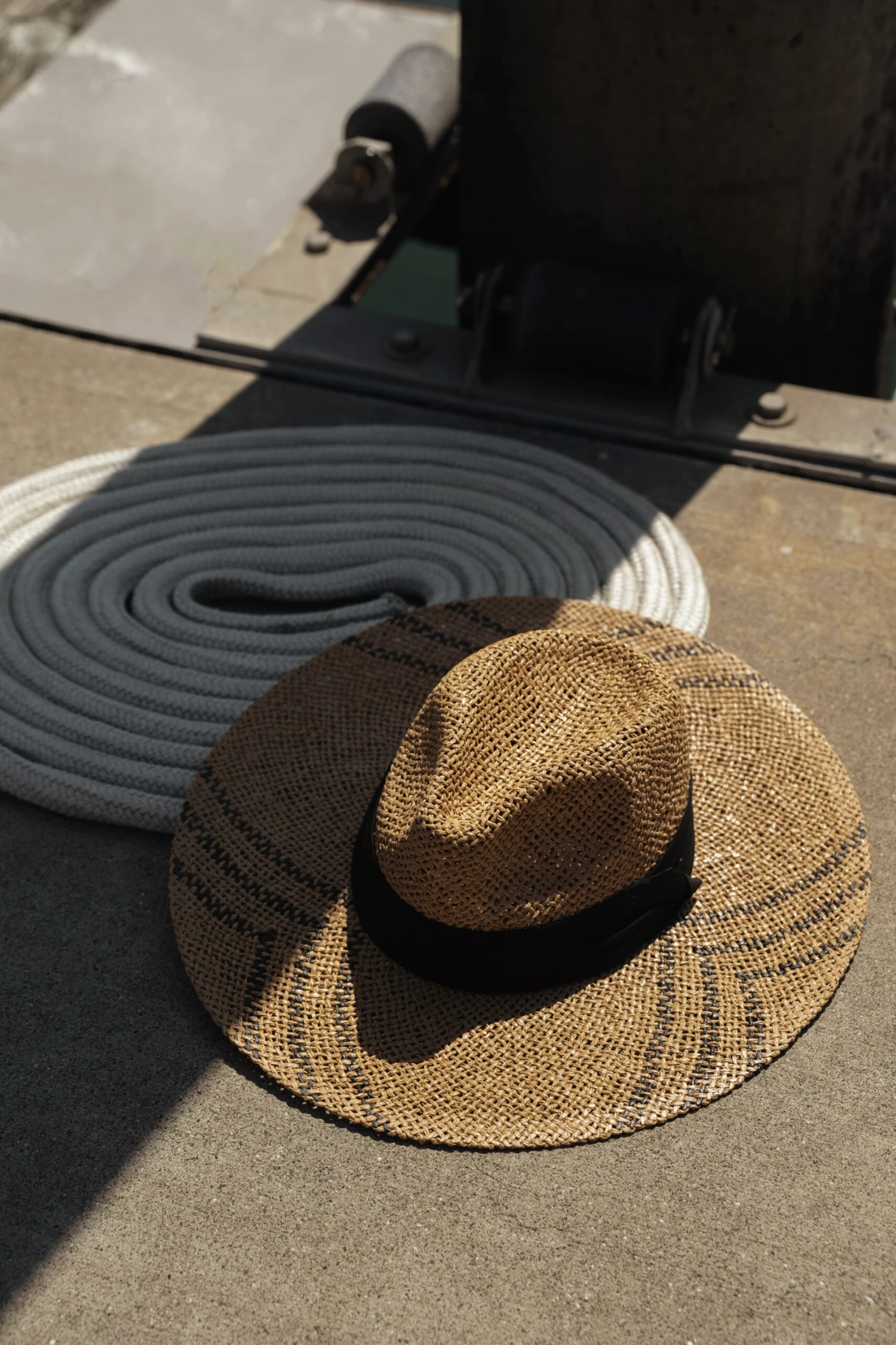 Natural Vineyard Views Straw Hat