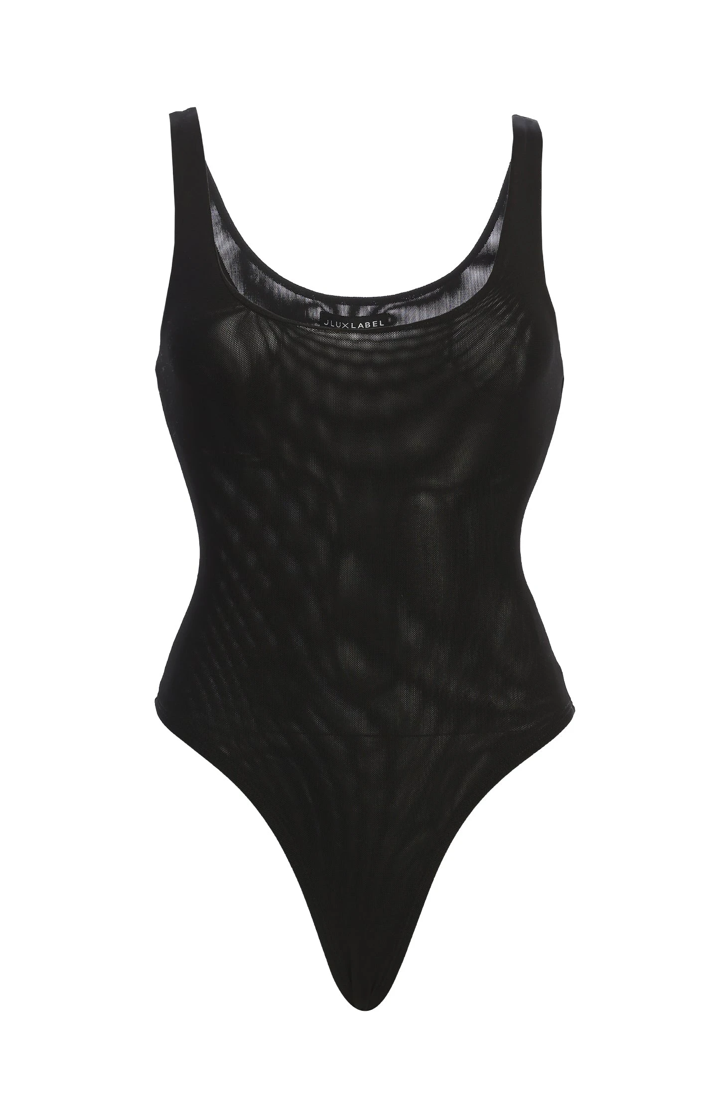 Noir Mesh Essentials Tank Bodysuit Undergarment - Image 5