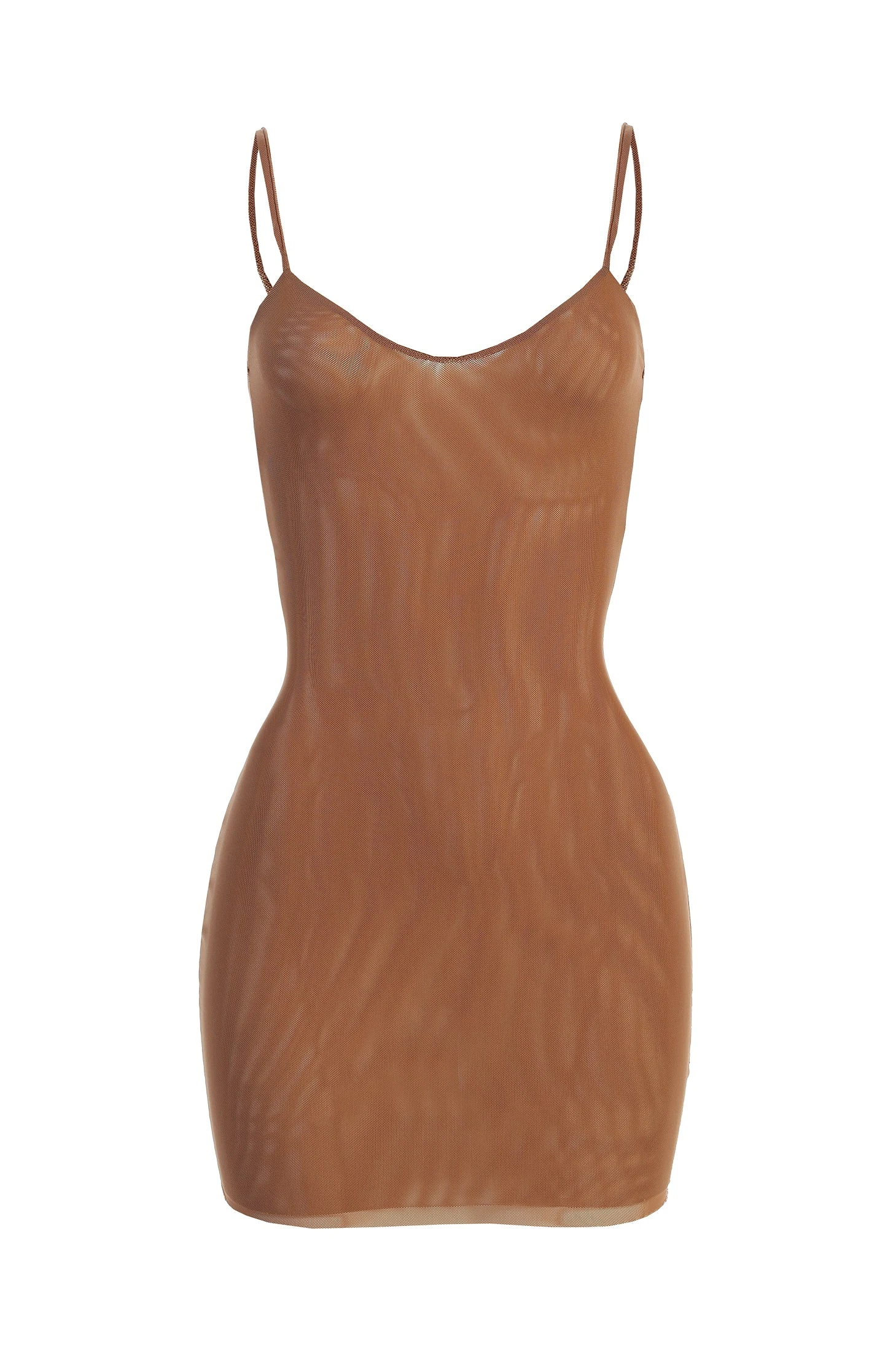 Pecan Mesh Layering Mini Dress Undergarment - Image 2